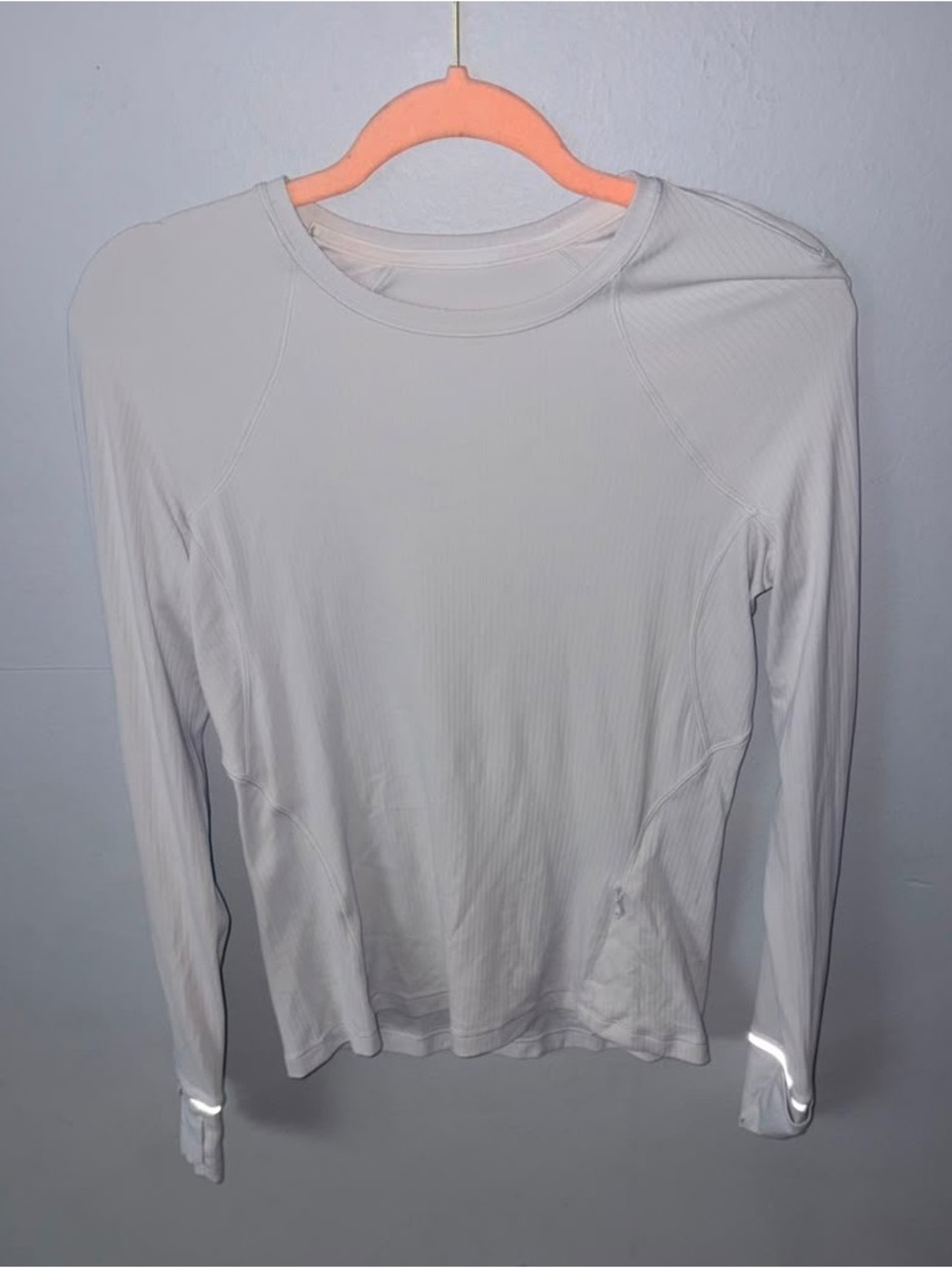 Lululemon Its Rulu Ribbed Long-Sleeve Shirt sz 8.